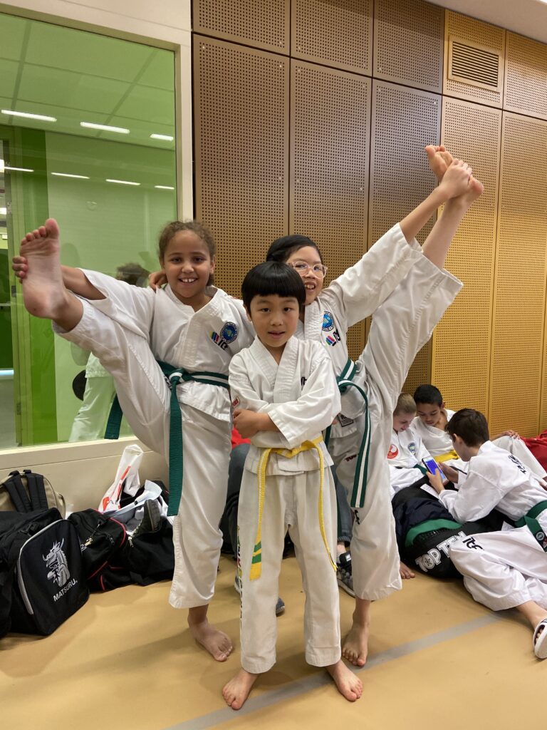 Kayden, Kayley en Mireya | Taekwon-Do Nieuwegein